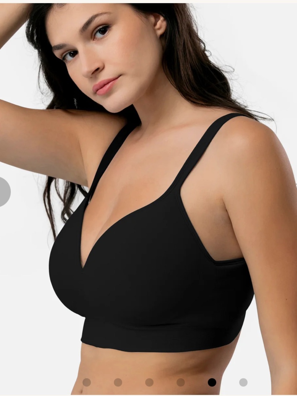 Underoutfit The Infinite Support Bra Black. Size XL.